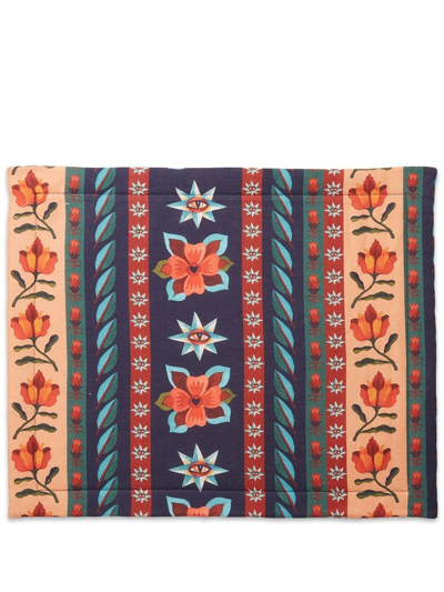 La Doublej Strisce Set Of Two Table Mats In Blue