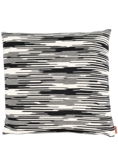 Missoni Zigzag-woven Cushion In Black