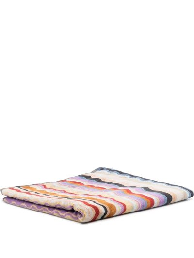Missoni All-over Swirl-print Beach Towel In Blue