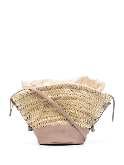 Zeus + Dione Thalassini Straw Mini Bag In Neutrals