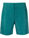 Frescobol Carioca Pepe-print Classic Swim Shorts In Green