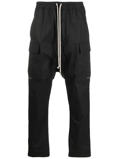 Rick Owens Drkshdw棉质混纺运动裤 In Black