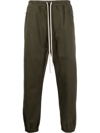 RICK OWENS CROPPED TRACK TROUSERS