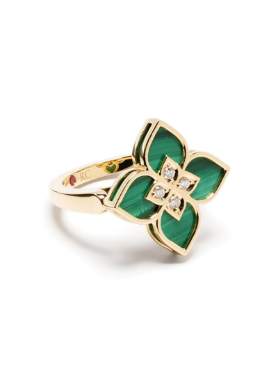 Roberto Coin 18kt Yellow Gold Malachite Cocktail Ring