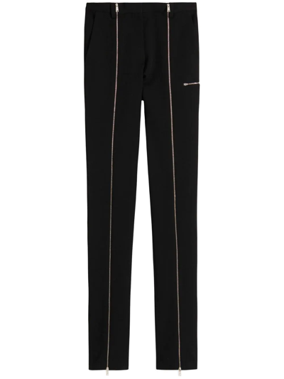 Victoria Beckham Zip-front Detail Trousers In Black
