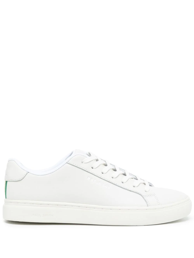 Ps By Paul Smith Rex Rainbow-stripe Low-top Sneakers In White