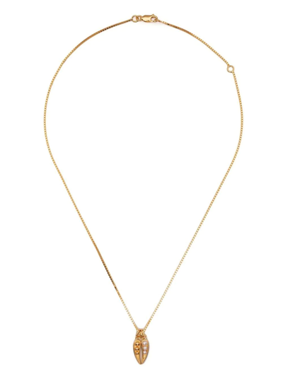 Rachel Jackson Kindred Duo Pearl Necklace In Gold