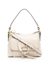 See By Chloé Joan Shoulder Bag In Beige Leather In Cement Beige