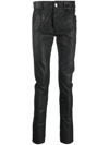 RICK OWENS SKINNY LEATHER TROUSERS