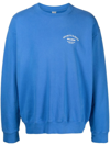 Sporty And Rich Wellness Studio Crew-neck Sweatshirt In Blue