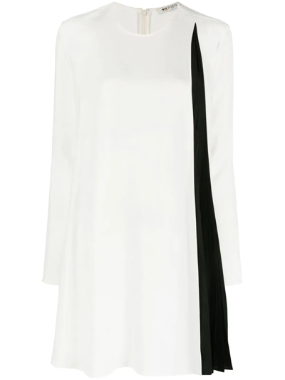 Ports 1961 Two-tone Dress In White