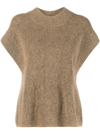 By Malene Birger Farima Knit Vest In Brown