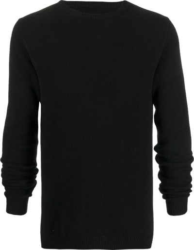 Rick Owens Crew-neck Jumper In Schwarz