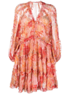 ZIMMERMANN PAISLEY-PRINT SILK DRESS