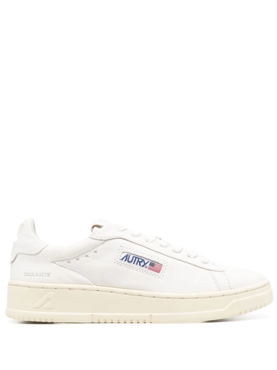 AUTRY DALLAS LOW-TOP LEATHER SNEAKERS