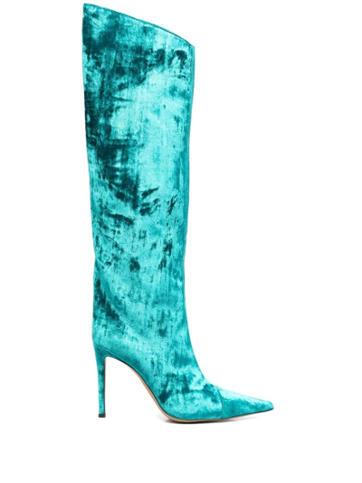 Alexandre Vauthier Alex 110mm Boots In Green