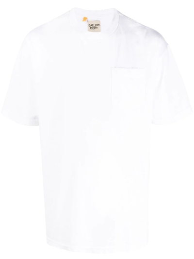 Gallery Dept. Patch Pocket T-shirt In White