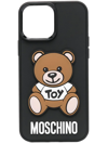 Shop Moschino Teddy Bear Iphone Pro Max 13 Case In Black