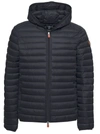 Save The Duck Alexander Ecological Black Down Jacket Man In Black