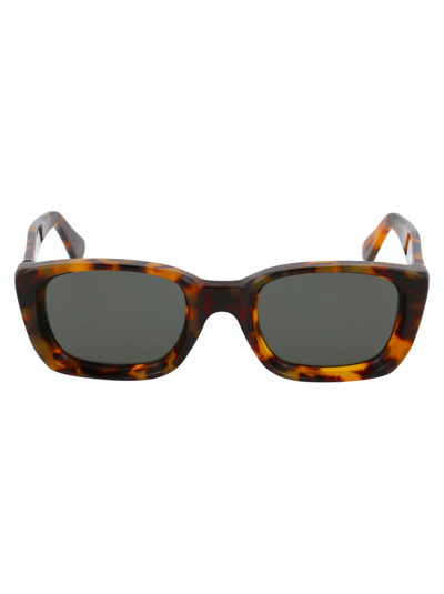 Retrosuperfuture Lira Sunglasses In Spotted Havana