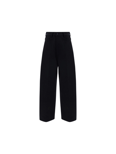 Balenciaga Baggy Tailored Trousers In Black