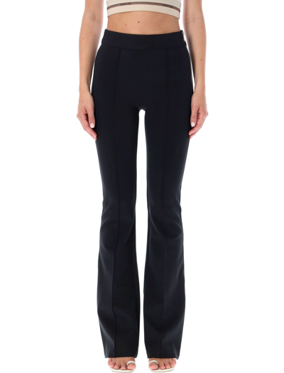 Helmut Lang Womens Leg Zipper Bootcut Leggings In Black