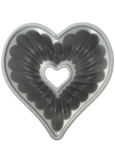 Nordicware Elegant Heart Bundt Pan In Toffee