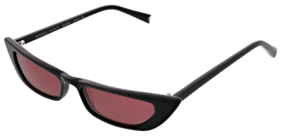 Kendall & Kylie Vivian Extreme Cateye Sunglasses In Black