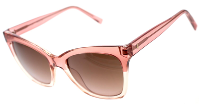 Kendall & Kylie Mara Retro Glam Catty Square Sunglasses In Blush