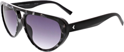 Kendall & Kylie Jae Plastic Cat-eye Aviator Sunglasses In Black Pearl