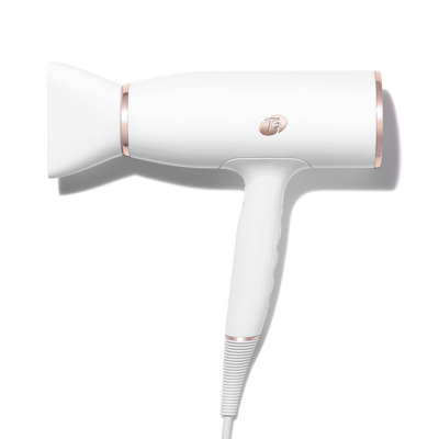 T3 Aireluxe Professional Hair Dryer In White/rose Gold