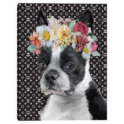Masterpiece Puppy Luxe Ii Wall Art Canvas | 18" X 24" | Lord & Taylor In Multicolor