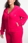 Juicy Couture Classic Juicy Hoodie, New Trim In Blushing Pink