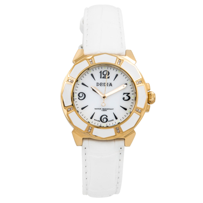 Aquaswiss Lily L Diamond Watch In White/gold