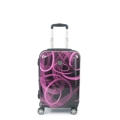 Ful Atomic Spinner Rolling Suitcase In Pink