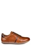 Thomas & Vine Fenway Wide Width Low Top Sneaker In Cognac