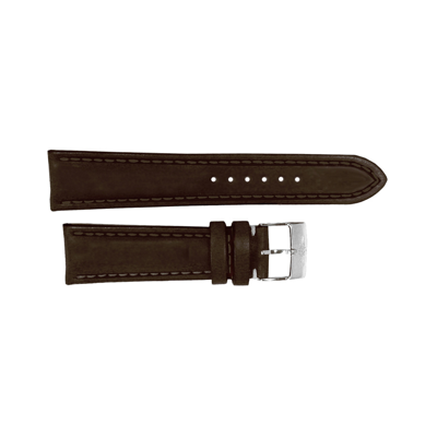 Breitling Brown Leather Strap Stainless Steel Tang Buckle 22-20mm