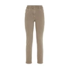 Brunello Cucinelli Five-pocket Garment-dyed Stretch Denim Trousers. Slim Model In Beige