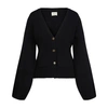 Khaite Scarlet Knitted Cardigan In Blue