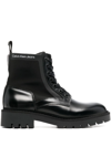 CALVIN KLEIN MILITARY ANKLE BOOTS