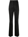 Saint Laurent High-waist Tailored Trousers In Schwarz
