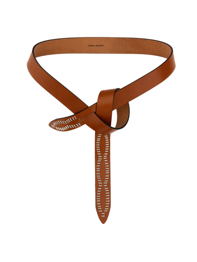 Isabel Marant Lecce Belt In Brown