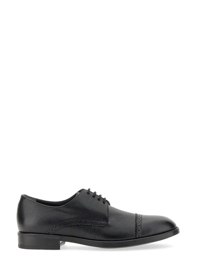 Tom Ford Leather Lace-up In Black
