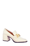 Saint G Valentina Loafer Pump In White