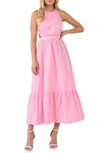 English Factory Open Back Sundress In Pink