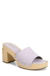 Franco Sarto Capri-clog Slide Sandals Women's Shoes In Purple