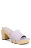 Franco Sarto Capri-clog Slide Sandals In Soft Lilac