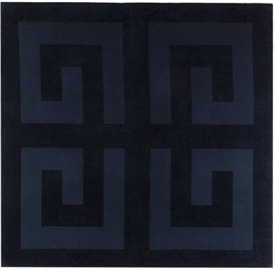 Givenchy Black 4g Square Towel In 001 Black
