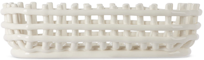 Ferm Living Off-white Ceramic Basket