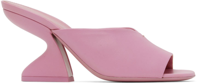 Ferragamo Pink F-heel Heeled Sandals